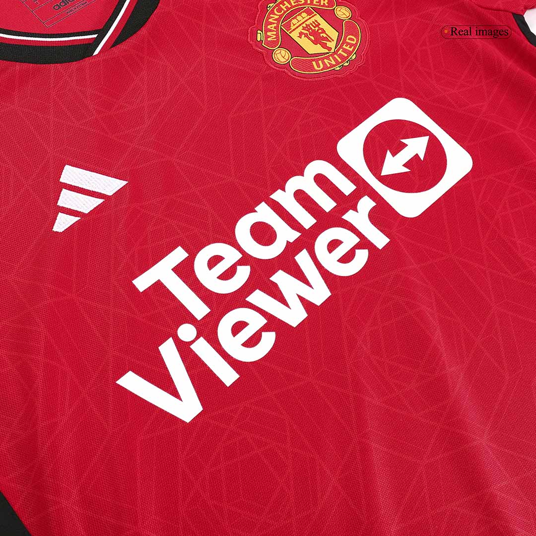 Manchester United Tröja HØJLUND #11 2023/24 Hemma Röd-5
