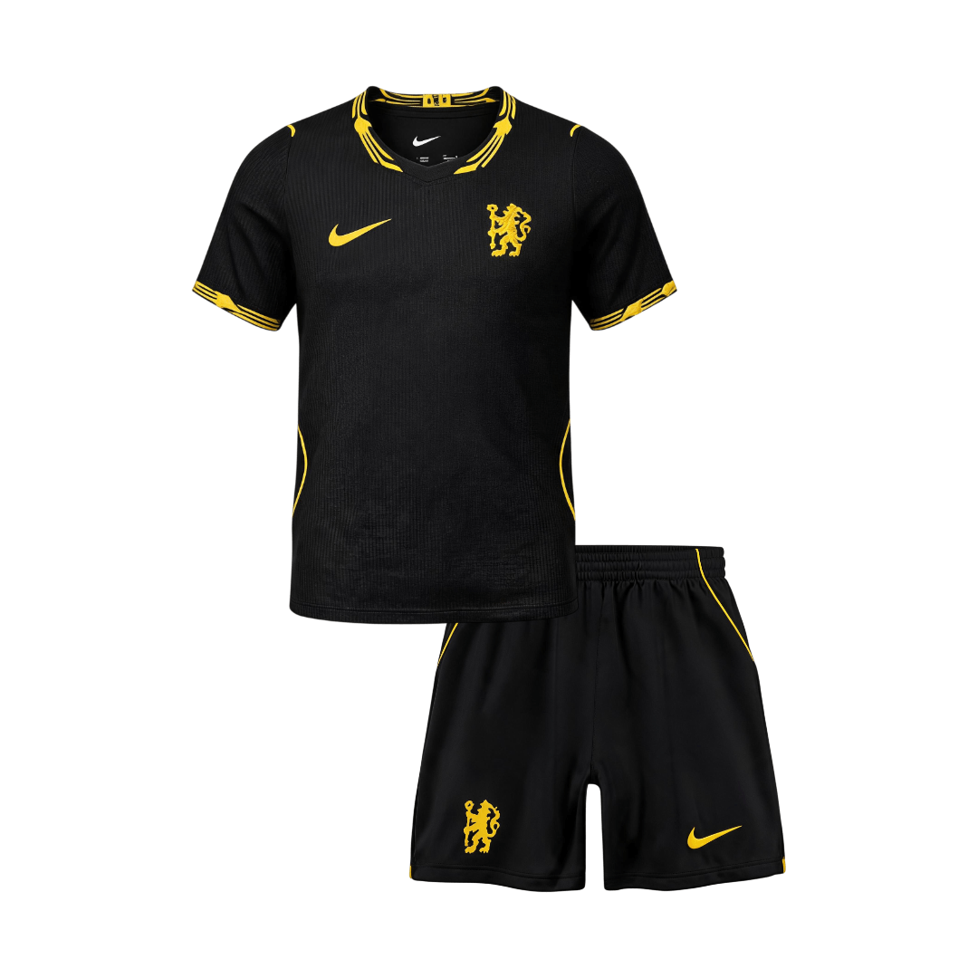 Chelsea Tröja 2026/27 Borta Svart Barn