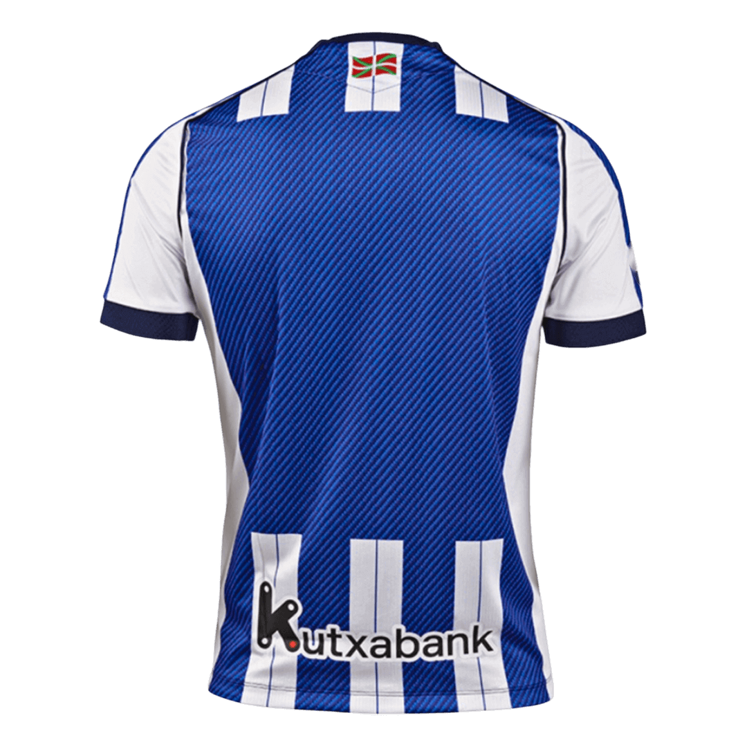 Real Sociedad Tröja 2025/26 Hemma Blå & Vit-10