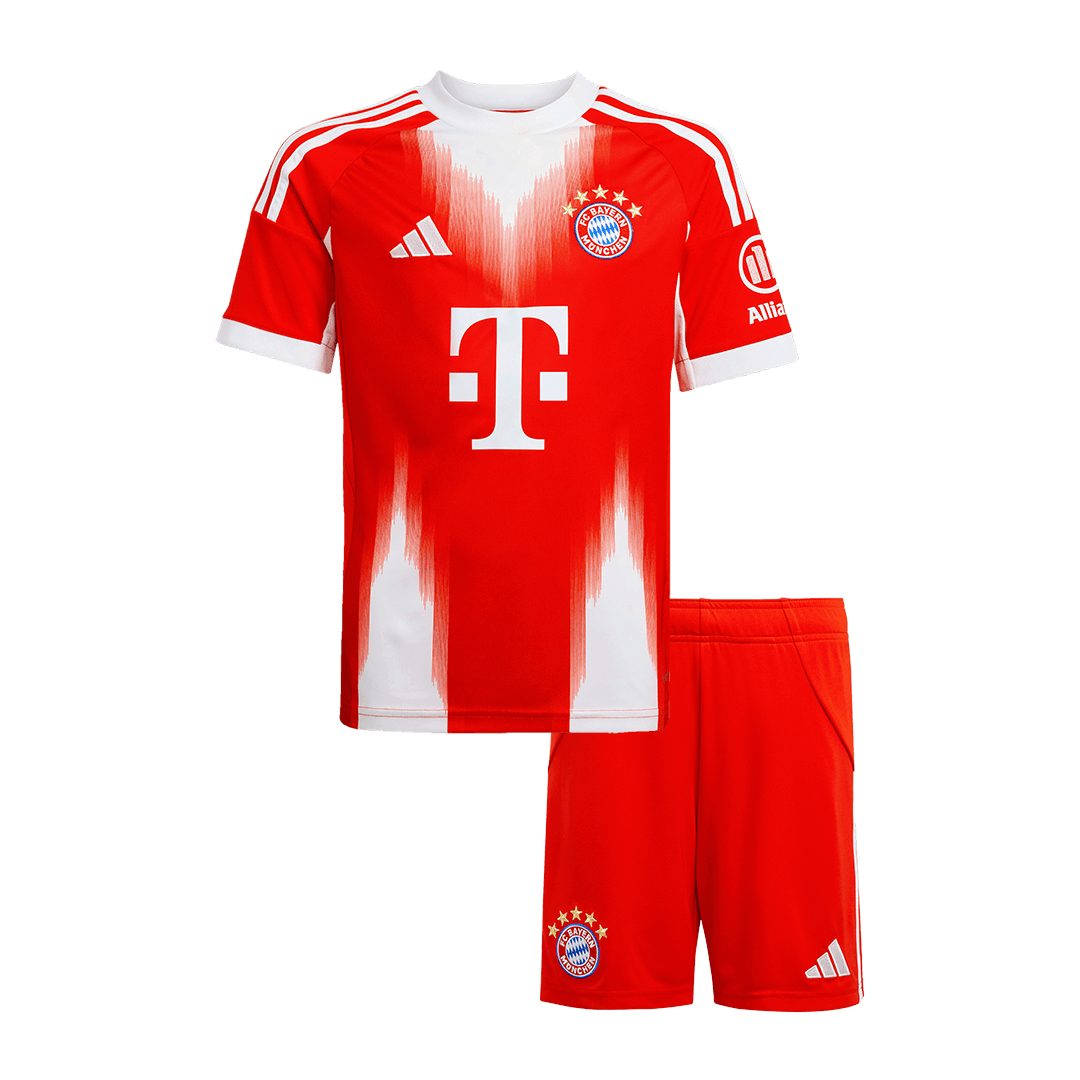 Bayern Munich Tröja 2025/26 Hemma Röd Barn