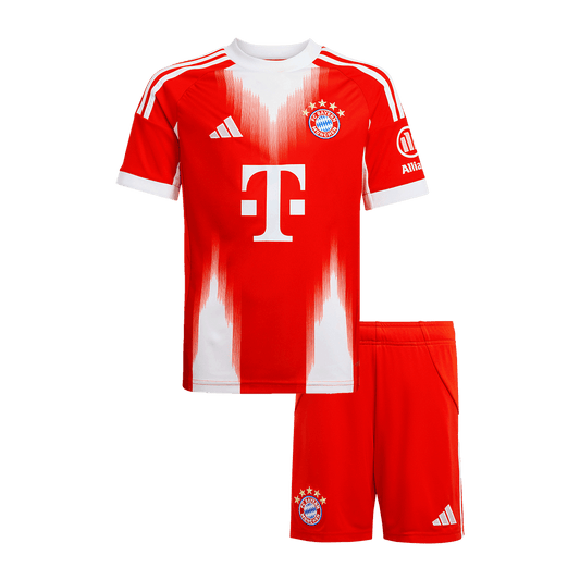 Bayern Munich Tröja 2025/26 Hemma Röd Barn