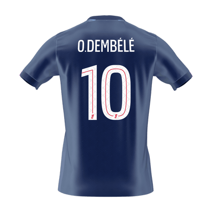 O.DEMBÉLÉ #10 PSG Tröja 2025/26 Hemma Premium Mörkblå-8