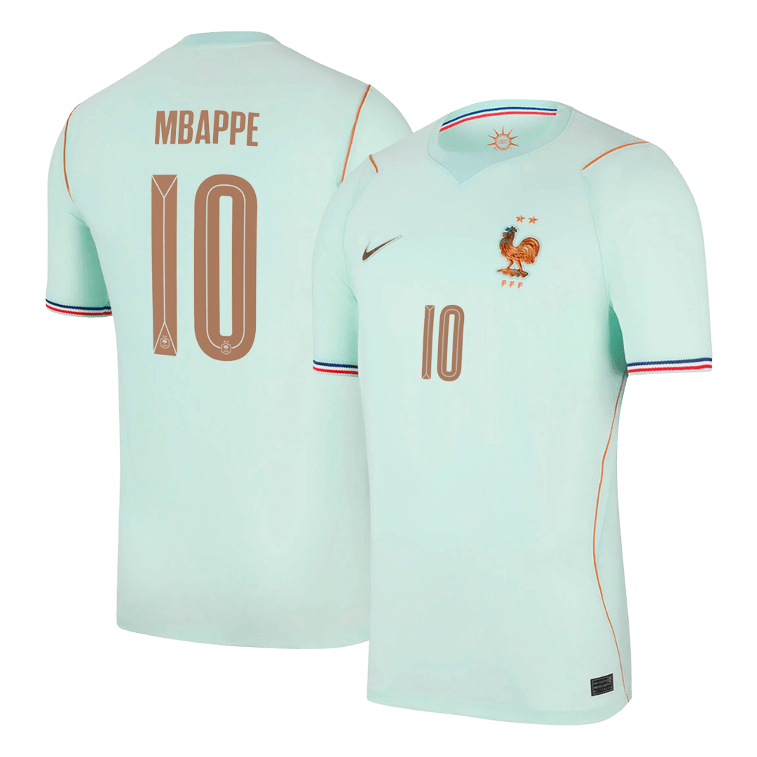 Frankrike Tröja MBAPPE #10 2026 Borta Blå