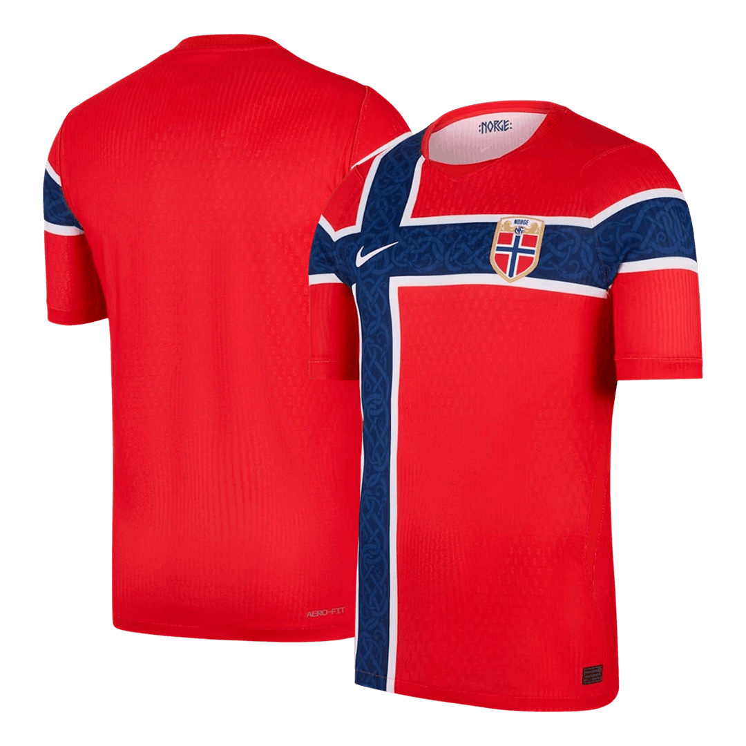 Norge Tröja 2026 Hemma Autentisk Röd-9