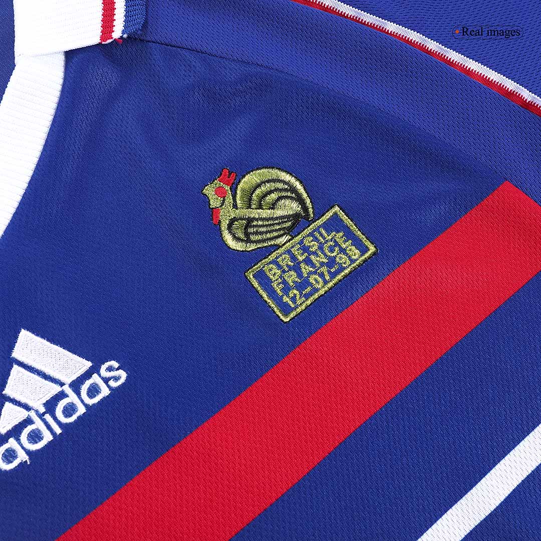 Frankrike Hemmatröja 1998 Retro Tröja
 Blå