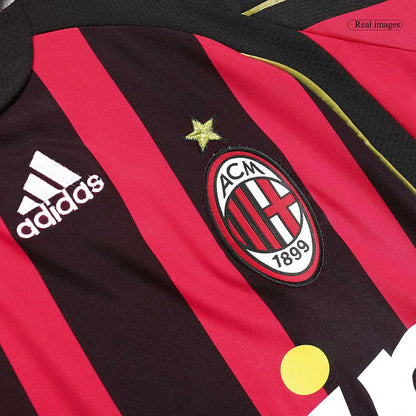 RONALDO #99 AC Milan Hemmatröja 2006/07 Retro Tröja
 Röd & Svart-6