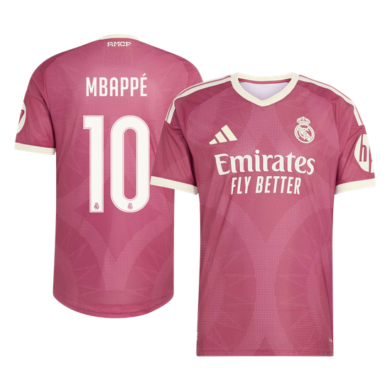 Real Madrid Tröja MBAPPÉ #10 2026/27 Tredje Autentisk Rosa