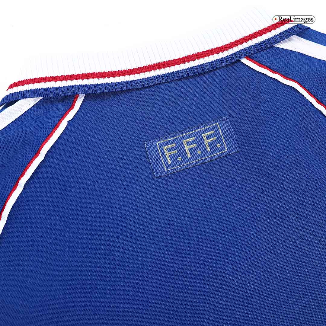 Frankrike Hemmatröja 1998 Retro Tröja
 Blå-2