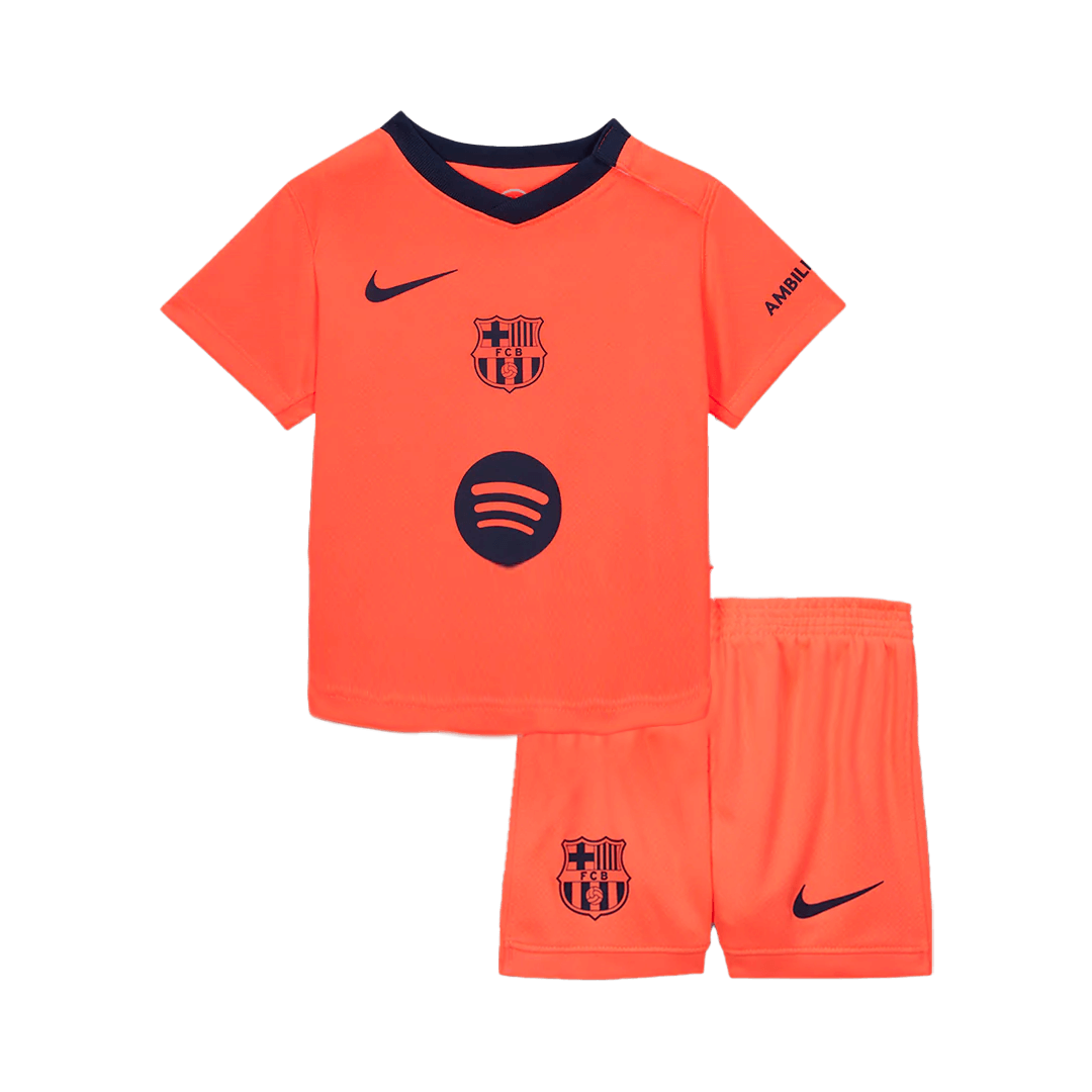 Barcelona Tröja 2025/26 Tredje Orange Barn