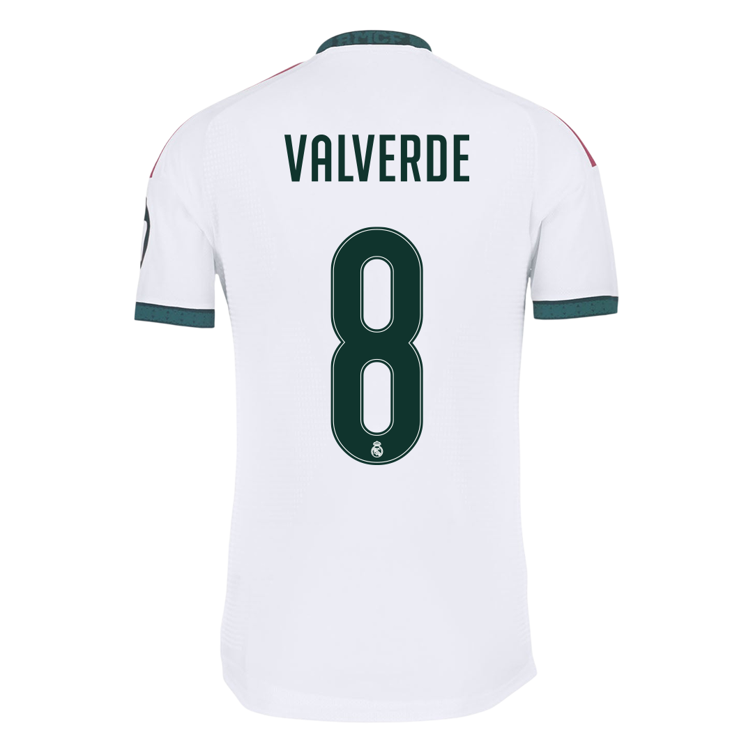 Real Madrid Tröja VALVERDE #8 2026/27 Hemma Autentisk Vit