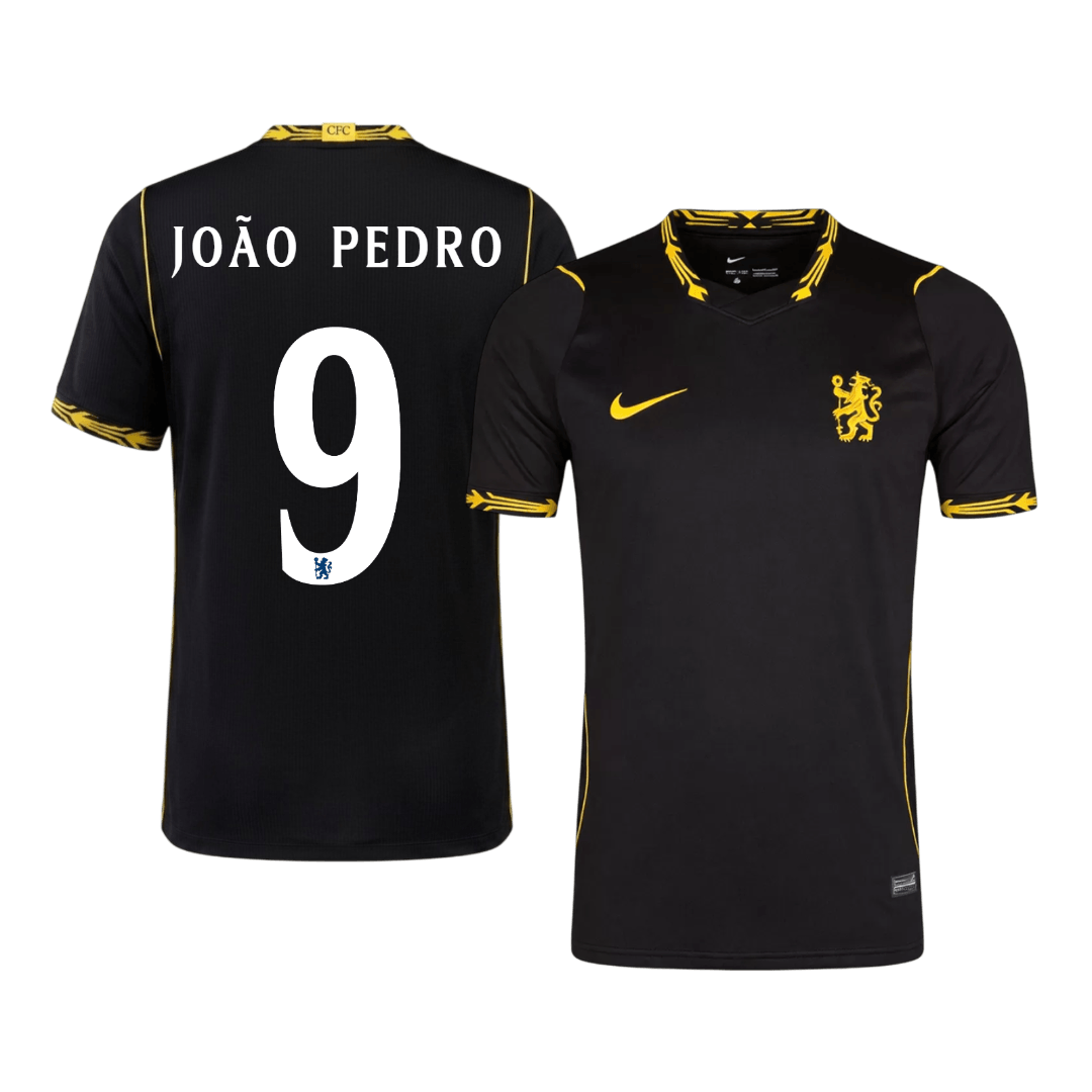 Chelsea Tröja JOÃO PEDRO #9 2026/27 Borta Svart