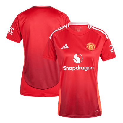 Manchester United Tröja 2024/25 Hemma Röd Dam-11