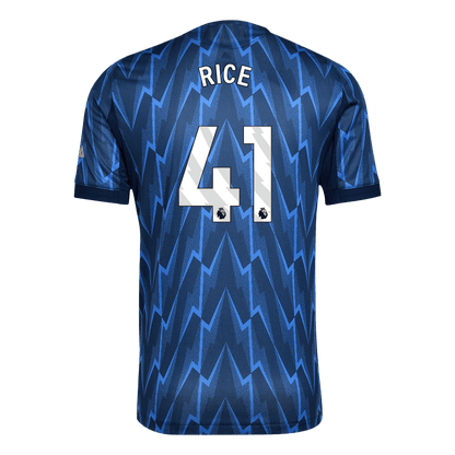 Arsenal Tröja RICE #41 2025/26 Borta Blå-9
