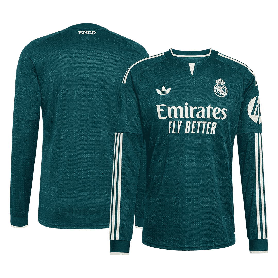 Real Madrid Tröja 2026/27 Borta Långärmad Grön-2