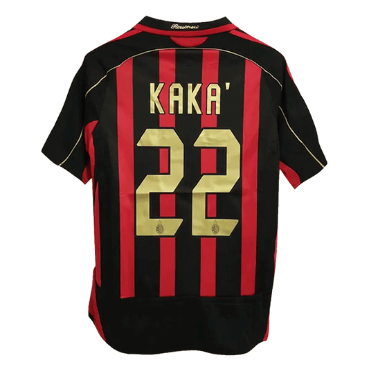 KAKA' #22 AC Milan Hemmatröja 2006/07 Retro Tröja
 Röd & Svart