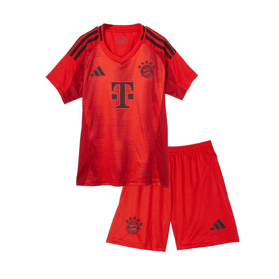 Bayern Munich Tröja 2024/25 Hemma Röd Barn-16