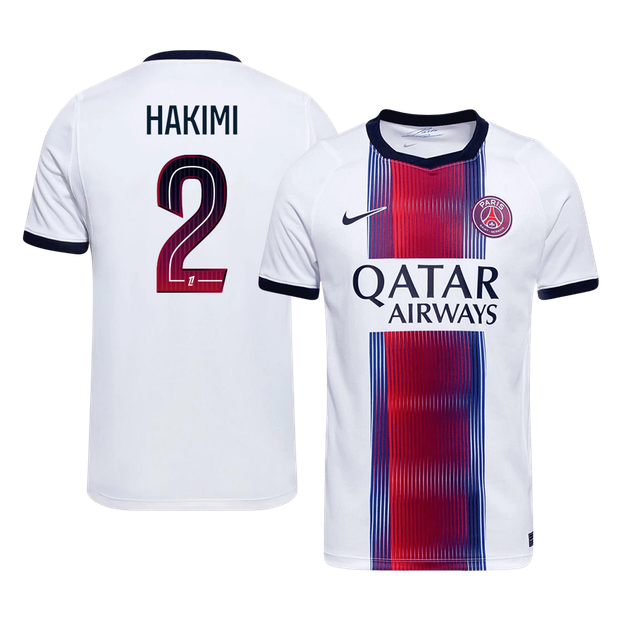 PSG Tröja HAKIMI #2 2026/27 Borta Vit
