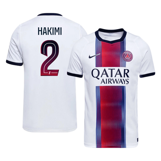 PSG Tröja HAKIMI #2 2026/27 Borta Vit