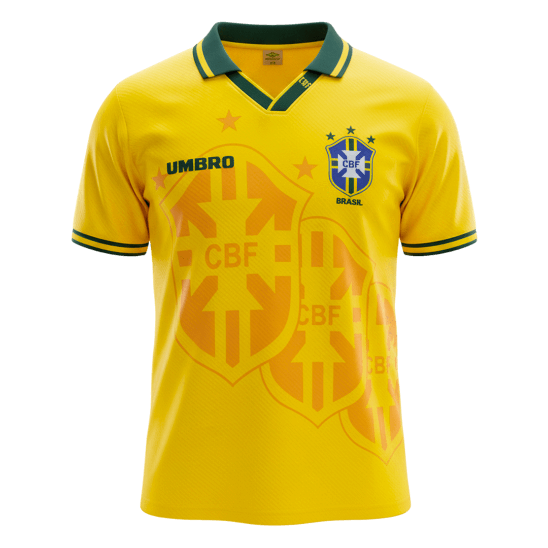 Brasilien Hemmatröja 1994 Retro Tröja
 Gul