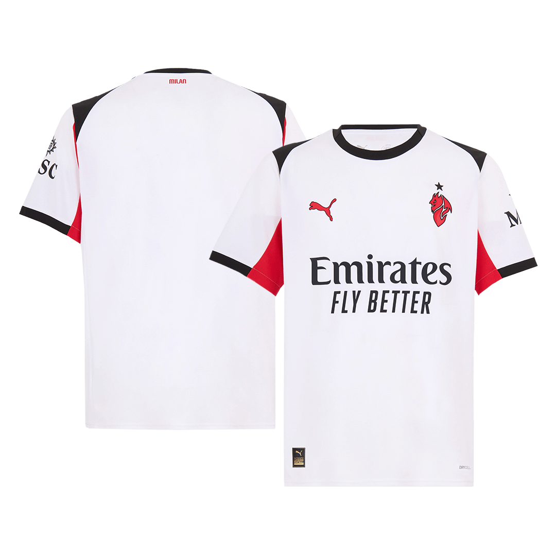 AC Milan Tröja 2025/26 Borta Vit-14
