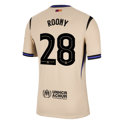 Barcelona Tröja ROONY #28 2025/26 Borta Gul - UCL-14