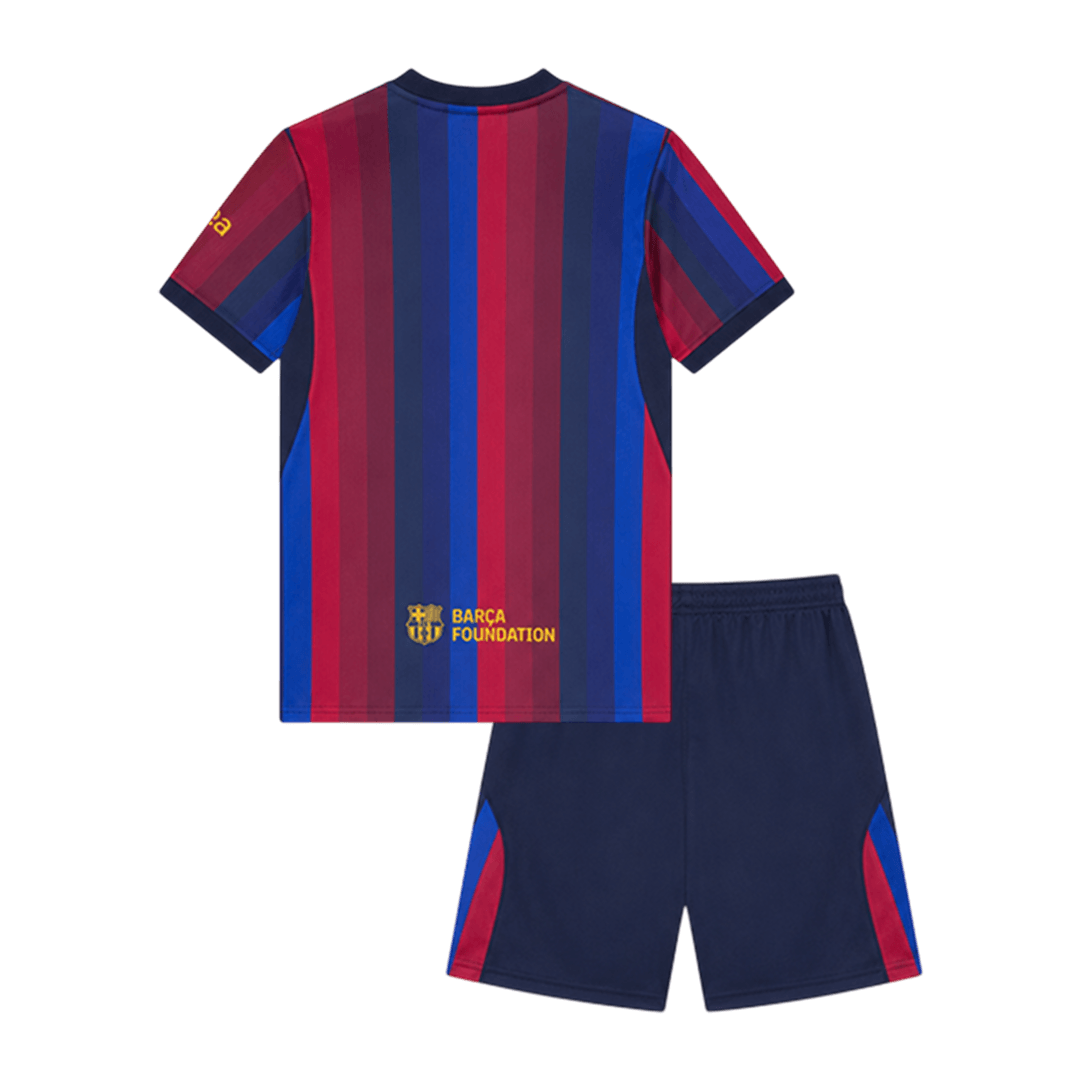 Barcelona Tröja 2026/27 Hemma Röd & Blå Barn
