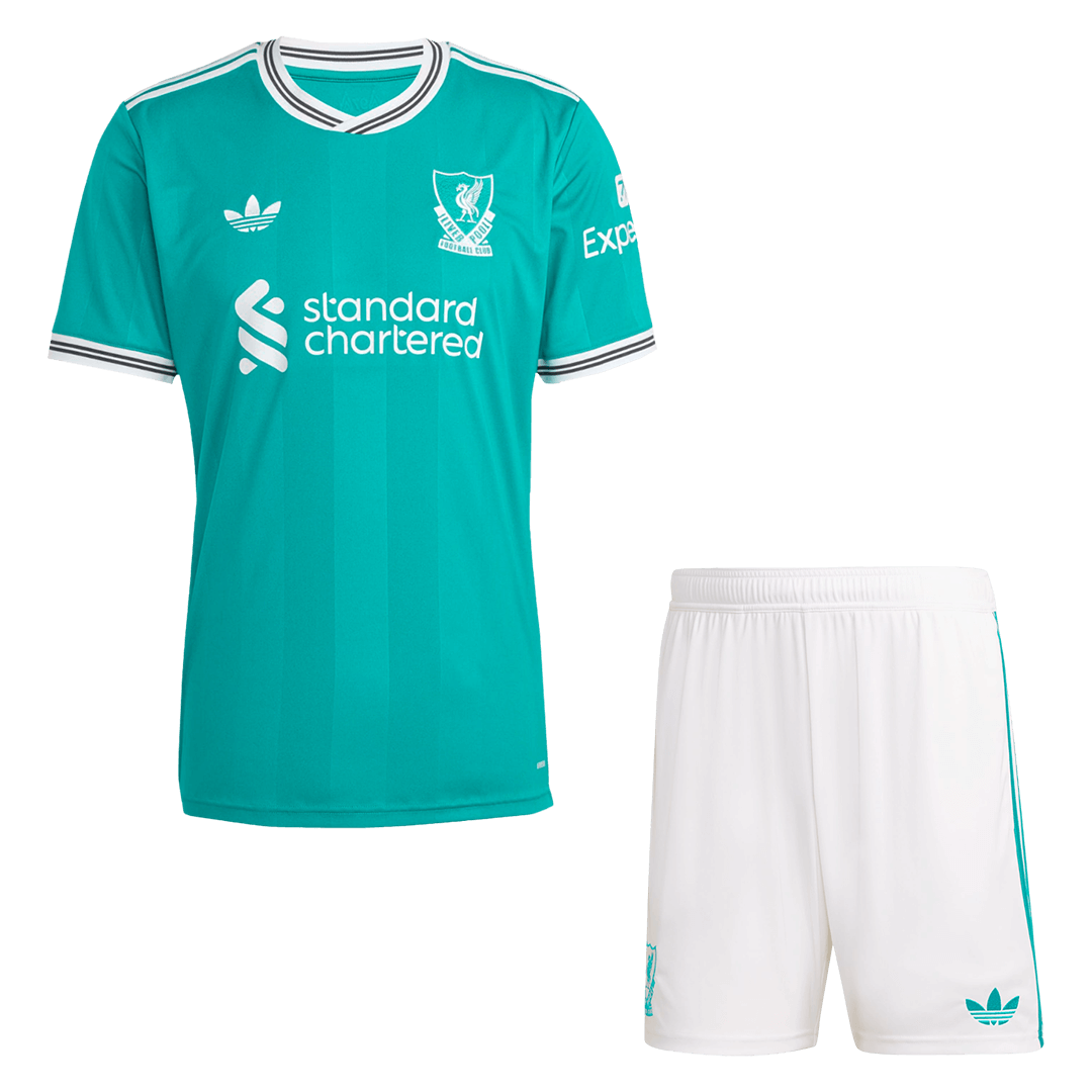 Liverpool Tröja Tredjeställ 2025/26 Grön