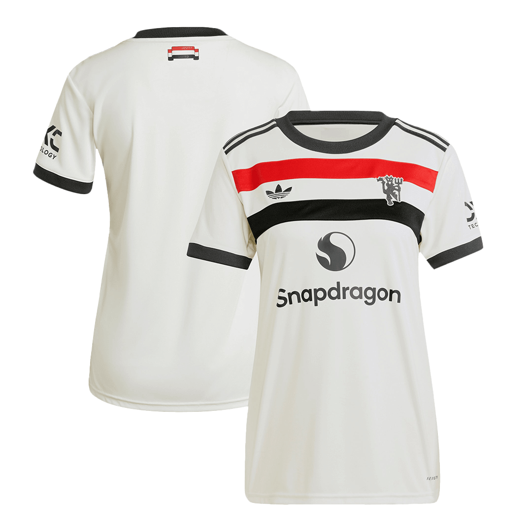 Manchester United Tröja 2024/25 Tredje Vit Dam-12