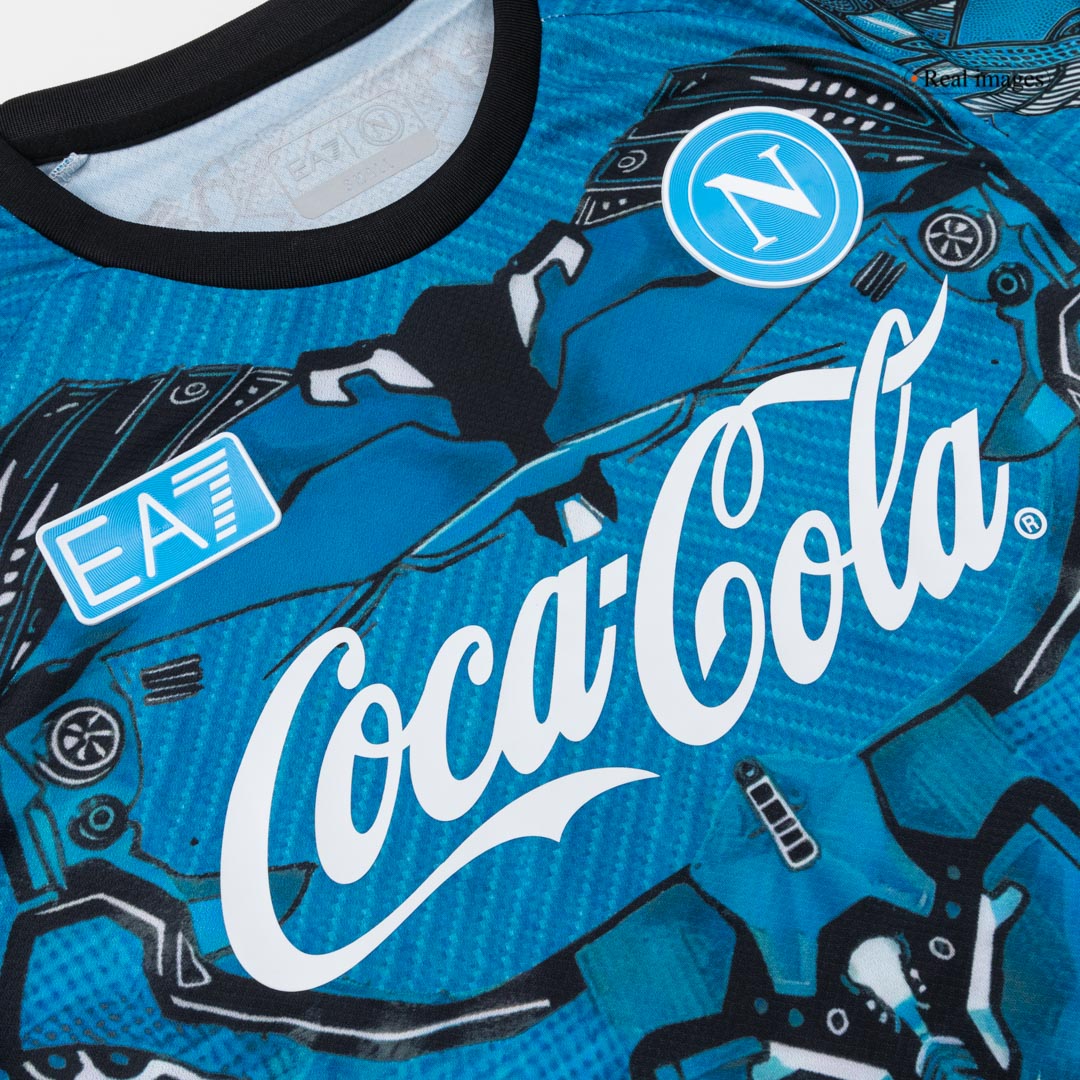 Napoli Tröja 2025/26 Före match Blå