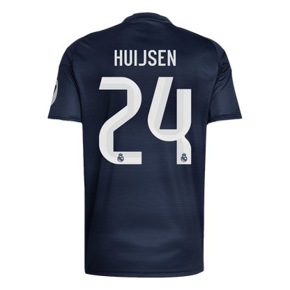 HUIJSEN #24 Real Madrid Tröja 2025/26 Borta Premium Mörkblå-11