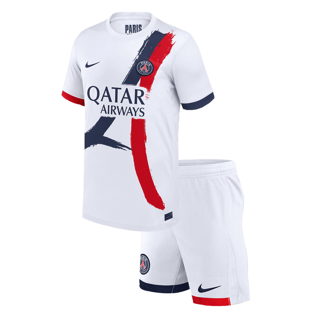 PSG Tröja 2024/25 Borta Vit Barn