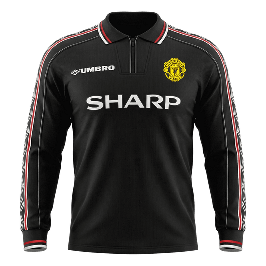 Manchester United Bortatröja 1998 Retro Tröja
 Svart