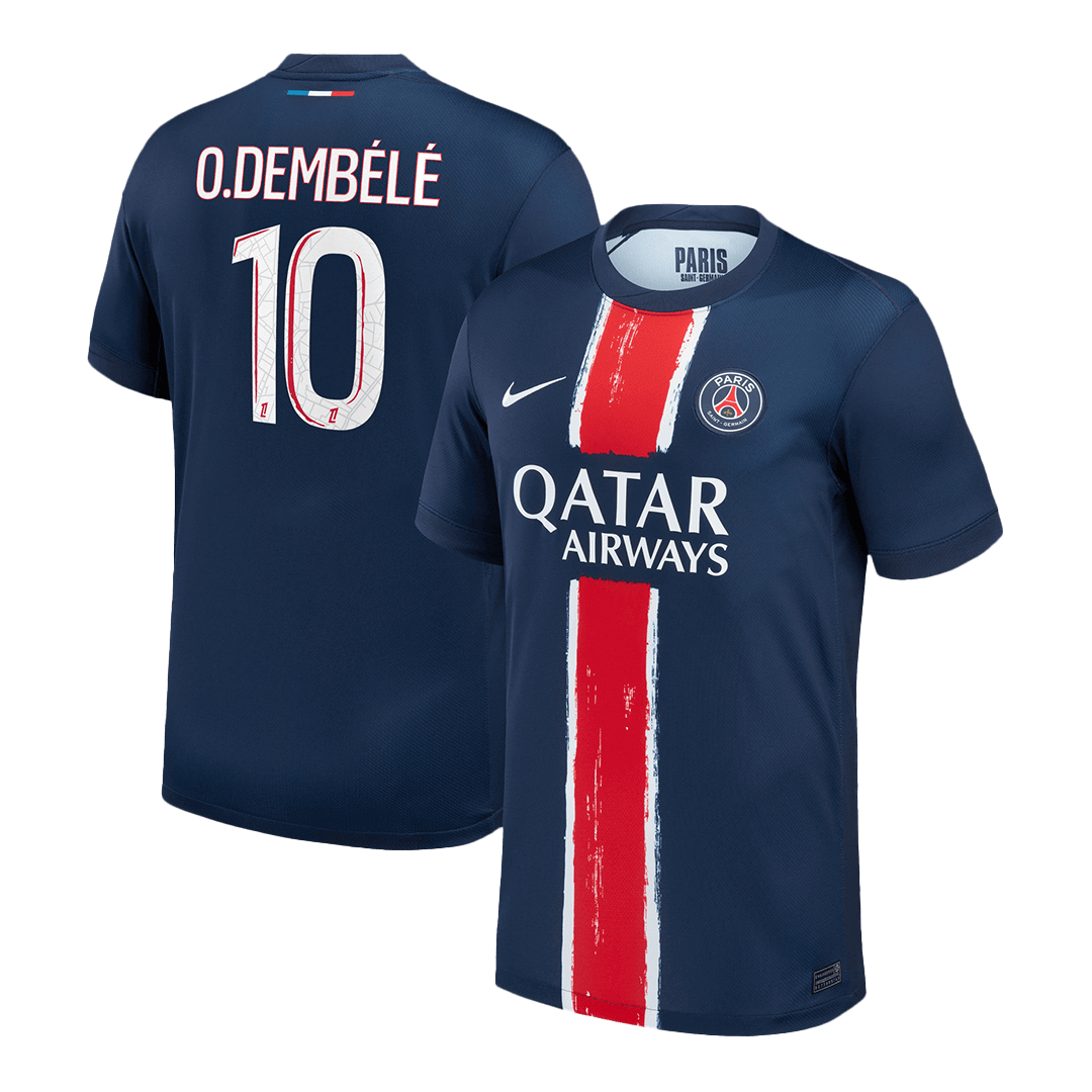PSG Tröja O.DEMBÉLÉ #10 2024/25 Hemma Mörkblå