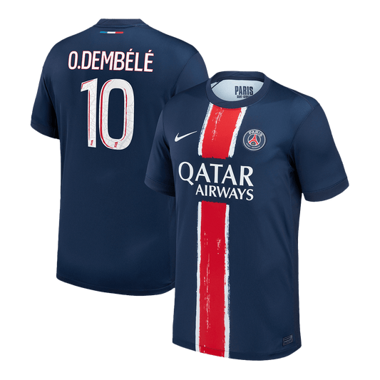 PSG Tröja O.DEMBÉLÉ #10 2024/25 Hemma Mörkblå