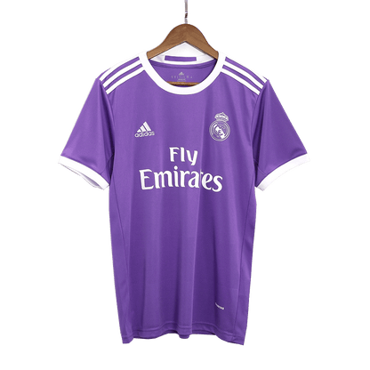 BENZEMA #9 Real Madrid Bortatröja 2016/17 Retro Tröja
 Lila-9