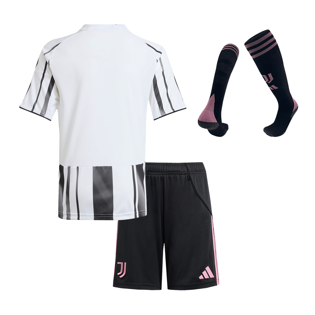 Juventus Tröja 2025/26 Hemmaställ Svart & Vitt Barn
