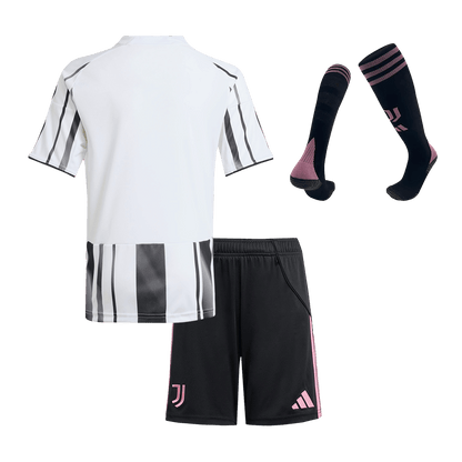 Juventus Tröja 2025/26 Hemmaställ Svart & Vitt Barn-14