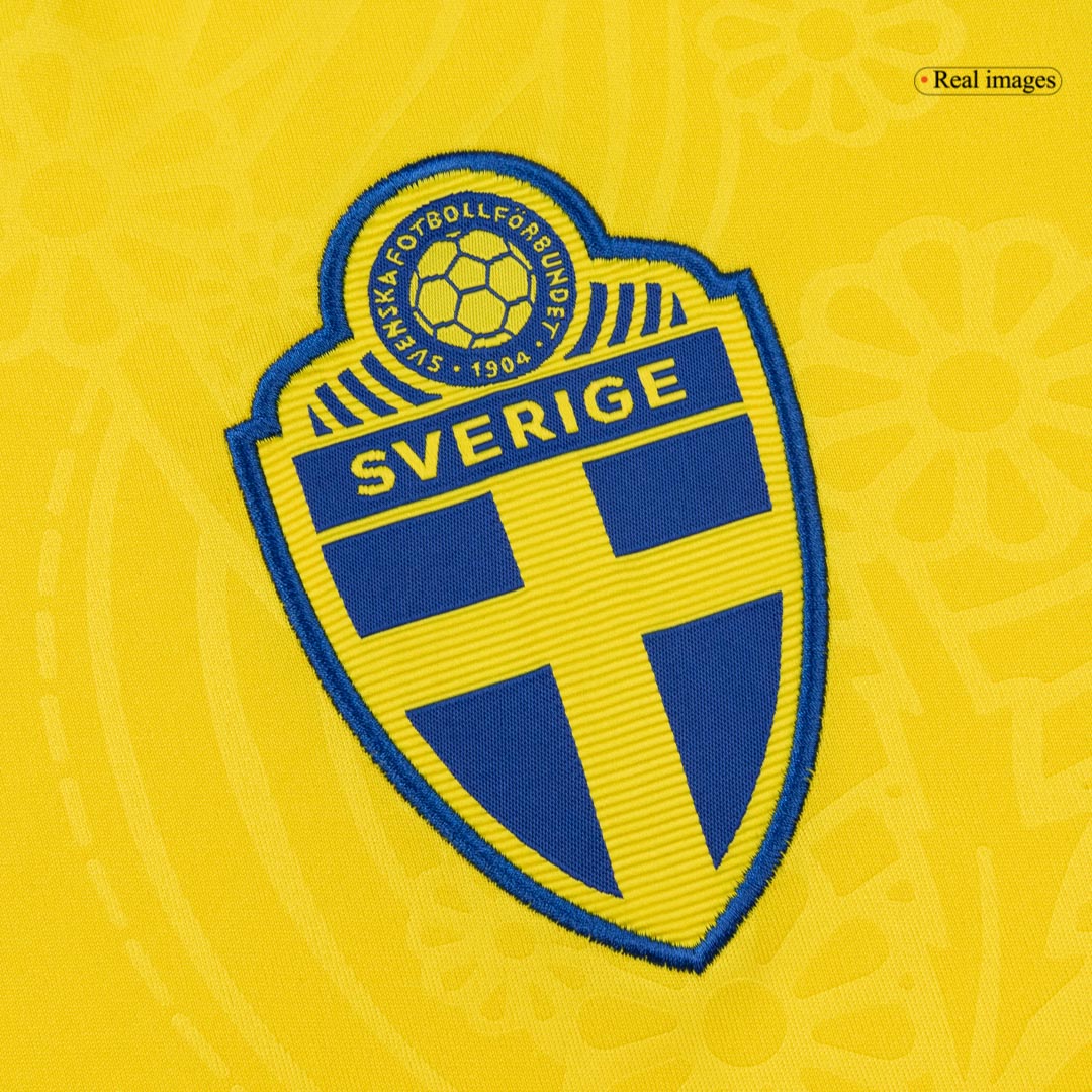 Sverige Tröja 2026 Hemma Gul-6