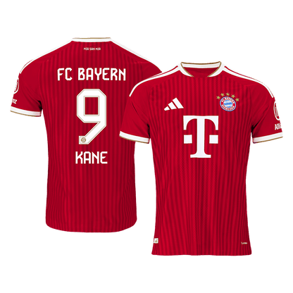 Bayern Munich Tröja KANE #9 2026/27 Hemma Autentisk Röd