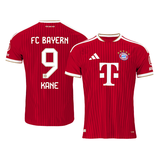 Bayern Munich Tröja KANE #9 2026/27 Hemma Autentisk Röd