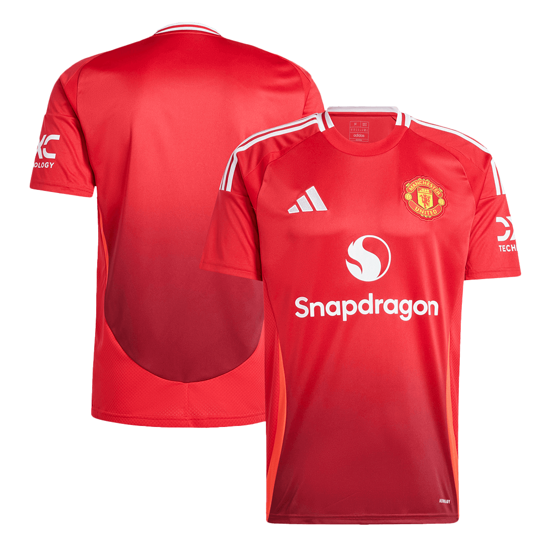 Manchester United Tröja 2024/25 Hemma Röd-11