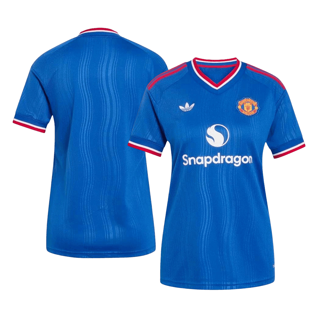 Manchester United Tröja 2026/27 Borta Blå Dam