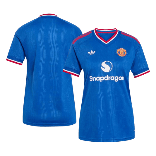 Manchester United Tröja 2026/27 Borta Blå Dam-1