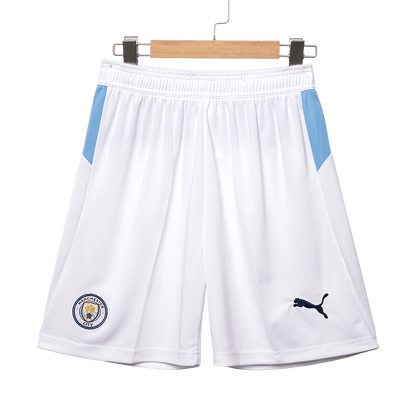 Manchester City Shorts 2025/26 Hemma Vit-8