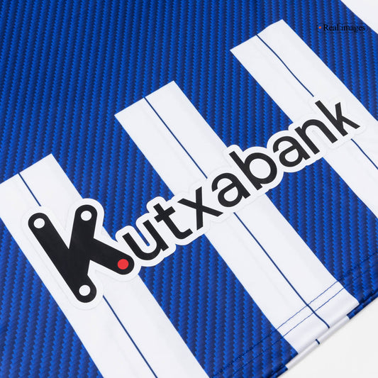 Real Sociedad Tröja 2025/26 Hemma Blå & Vit-1
