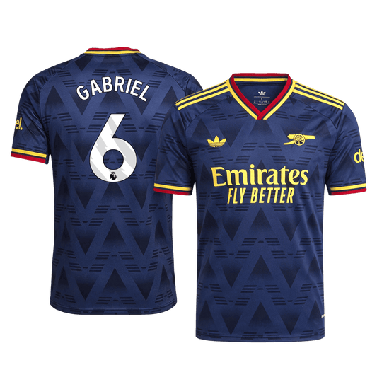 Arsenal Tröja GABRIEL #6 2026/27 Borta Autentisk Mörkblå