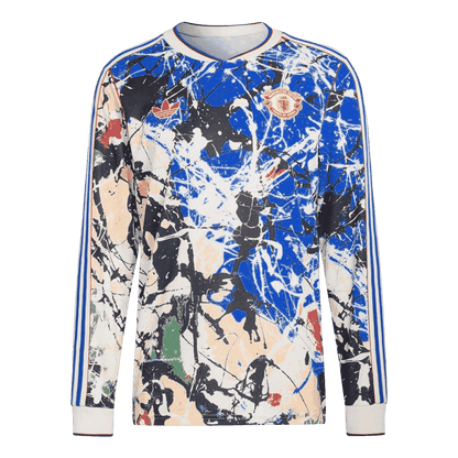 Manchester United Tröja 2025/26 Långärmad Blå