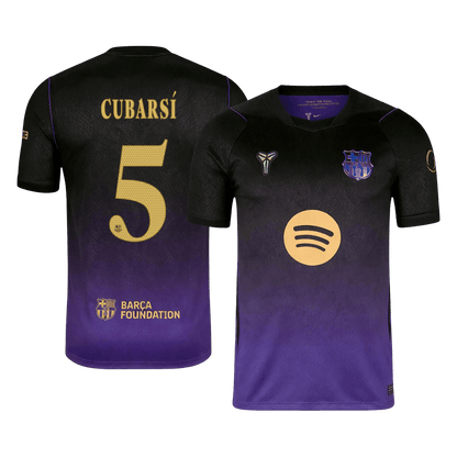 Barcelona Tröja CUBARSÍ #5 2026/27 Borta Black/Purple - UCL