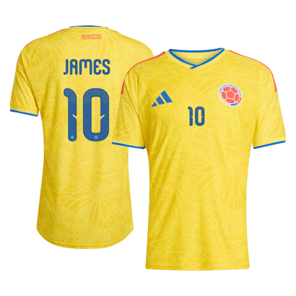 Colombia Tröja JAMES #10 2026 Hemma Autentisk Gul