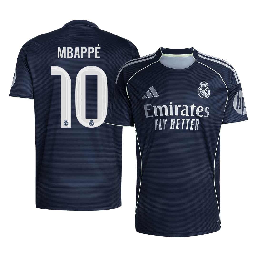 MBAPPÉ #10 Real Madrid Tröja 2025/26 Borta Premium Mörkblå